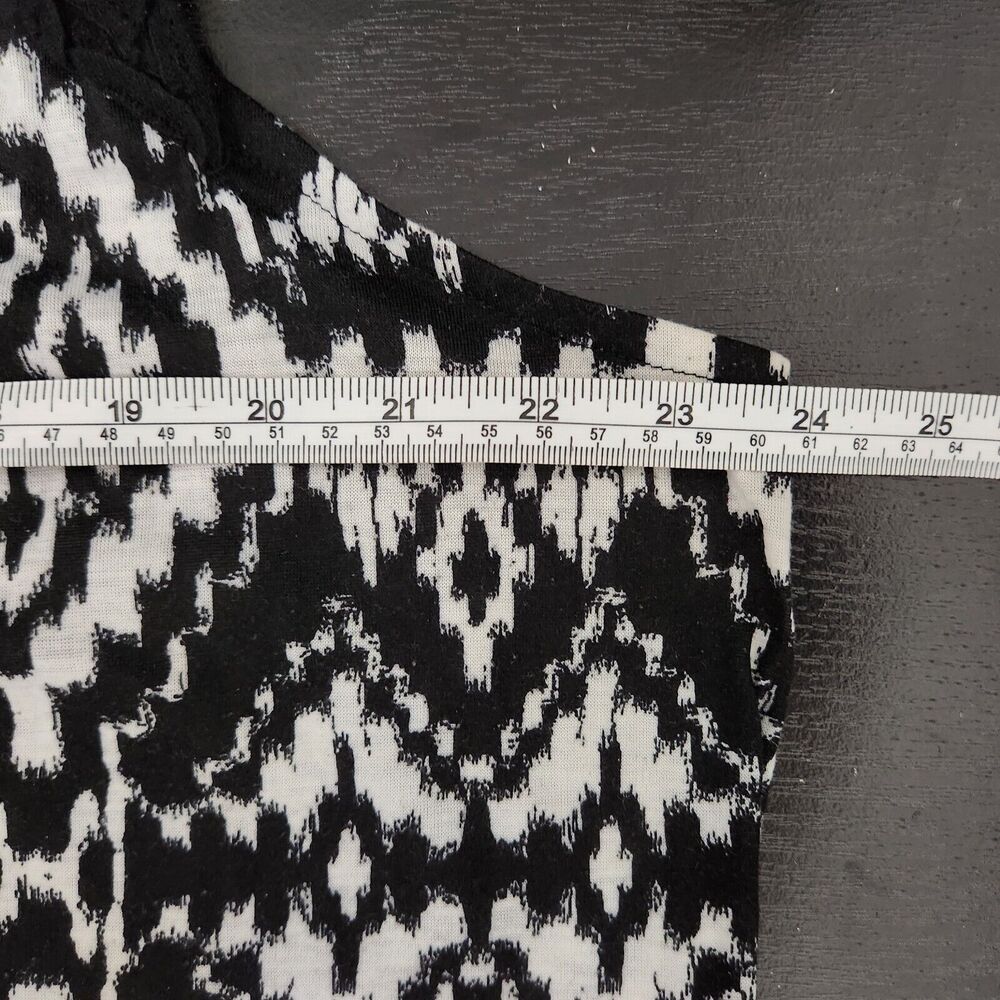 FRENCH LAUNDRY Women's Black Crochet Shoulders Sleeveless Blouse Top Size 2X - Picture 6 of 7
